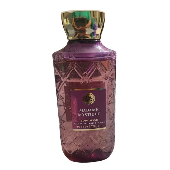 Bath & Body Works Madame Mystique Body Wash 10oz Purple Faceted Bottle New - Picture 1 of 2